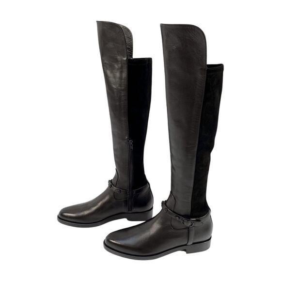 Versace Black Over the Knee Riding Boots NIB - Picture 4 of 15
